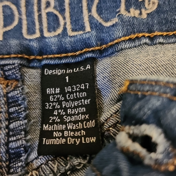 Blue Republic Distressed Skinny Jeans Size 1 - Picture 5 of 9